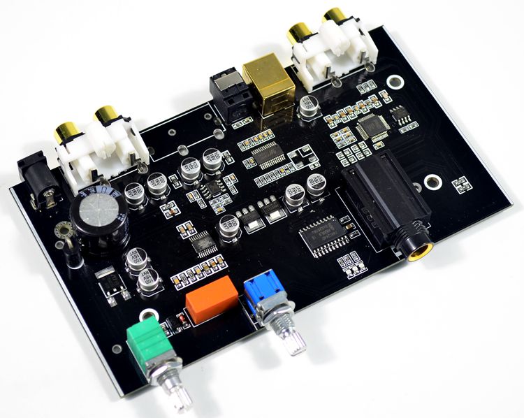 HIFI COLEGE audio USB DAC decoder board PCM5100 4558 with headphone AMPLIFIERS AMP customize