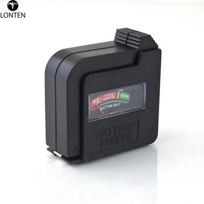 Custom  Lonten  1pc Portable Handheld Design Cell Battery Checker Universal Button Battery Volt Tester for AA/AAA/C/D/18650/9V/1.5V Size Manufacturer
