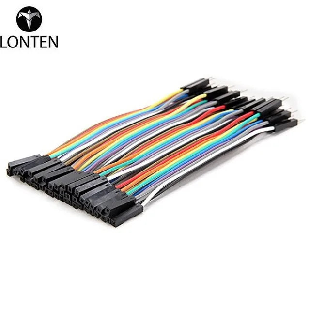Custom Lonten New Arrival 40Pcs 10cm Male To Female DuPont cable line Jumper Connector Breadboard for ard Manufacturer