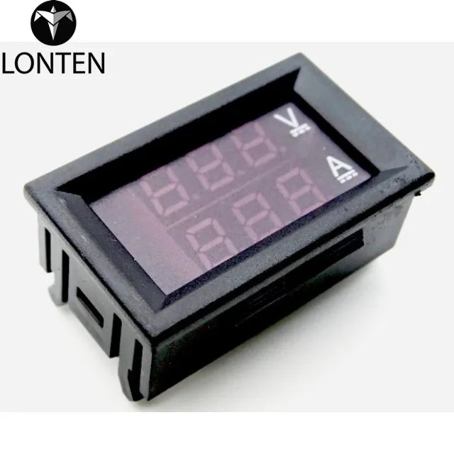 Custom Lonten 10pcs DC 0-100V 10A Digital Voltmeter Ammeter Dual Display Voltage Detector Current Meter Panel Amp Volt Gauge 0.28" Red Manufacturer