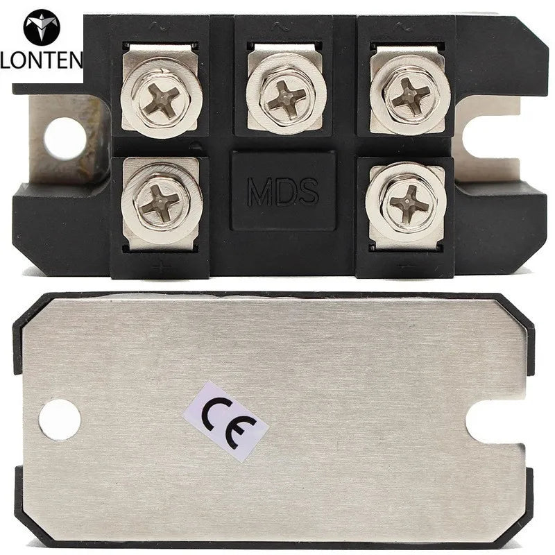 Custom Lonten Hot MDS150A 3-Phase Diode Bridge Rectifier 150A Amp 1600V Copper 150 Celsius 80x40x33mm Metal Case Diode Bridge Control Manufacturer
