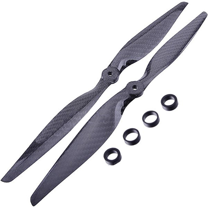 Custom F05314 4 Pairs 13x6.5 3K Carbon Fiber Propeller CW CCW 1365 CF Props  for DIY RC Quadcopter Hexacopter Multi Rotor
