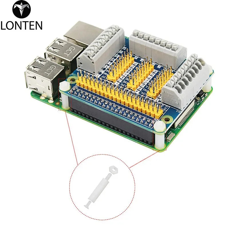 Custom Lonten Plastic Screws Kits 210 pcs/lot Raspberry Pi Screws and Nuts + Screwdriver + Storage Box Case for Raspberry Pi 3 for DIY Manufacturer