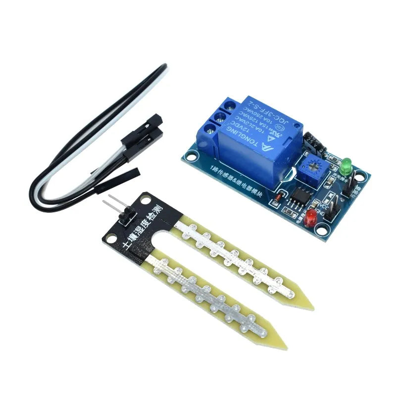 Custom DC 12V soil moisture sensor relay control module Automatic watering of the humidity starting switch Manufacturer