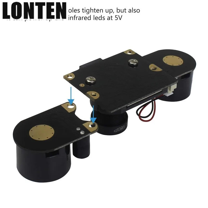 Custom Lonten For Raspberry Pi Camera 120 160 Fisheye Wide Angle /Infrared Night Vision/IR Cut Filter Camera 5MP Webcam Video Camera Manufacturer