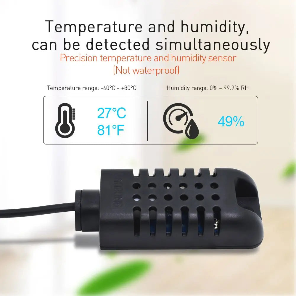 Custom Itead Hot TH10 TH16 AM2301 Temperature Humidity Sensor For Smart Home Automation Relay Module No waterproof Manufacturer