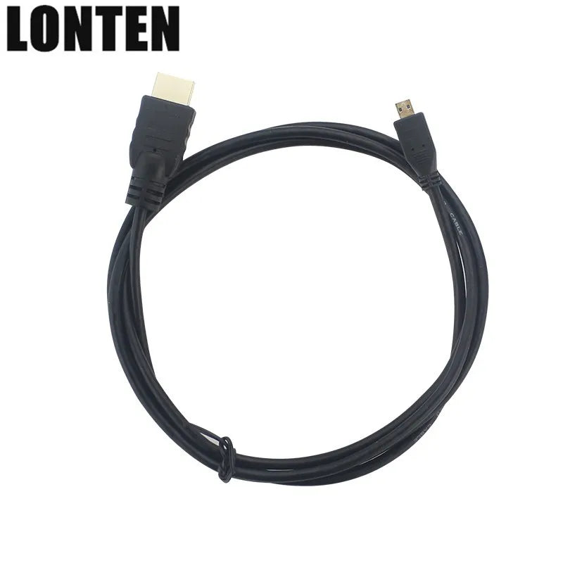 Custom Lonten New 1.5M Micro  to  Cable Adapter Male-Male  1080P Converter for Raspberry Pi 4 Model B / PS3 / XBOX / HDTV Manufacturer