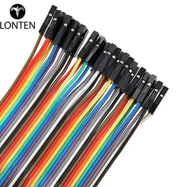 Custom Lonten New Arrival 40Pcs 10cm Male To Female DuPont cable line Jumper Connector Breadboard for ard Manufacturer