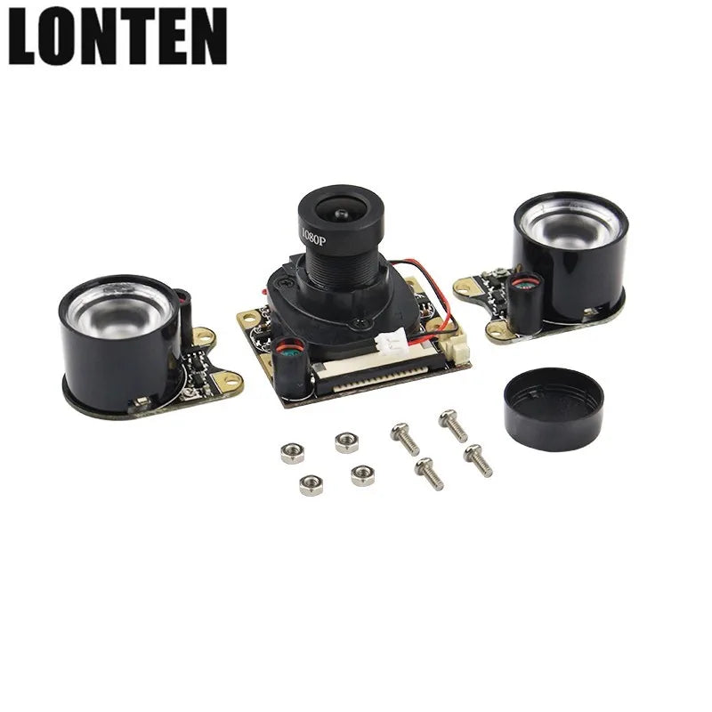 Custom Lonten Newest Raspberry Pi 4 Night Vision Camera 5MP IR-CUT 1080P Day/Night Automatically Mode Camera for Raspberry Pi 3 Model B Manufacturer