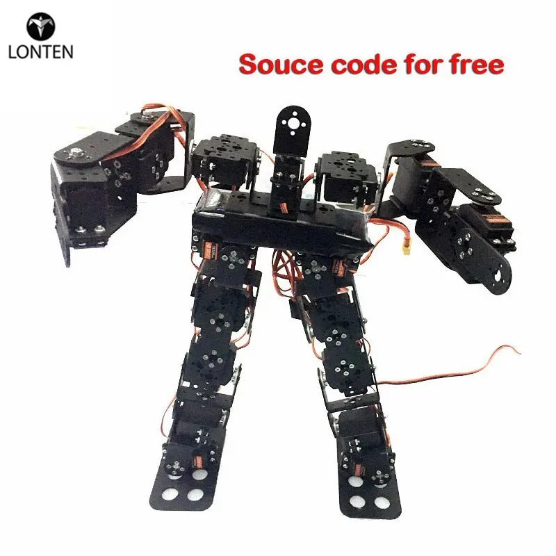 Custom Robot Arm Official  17 DOF Humanoid t Frame Servo Bracket for t Chassis +17PCS High torque Servo with Metal Gear Accory DIY Manufacturer