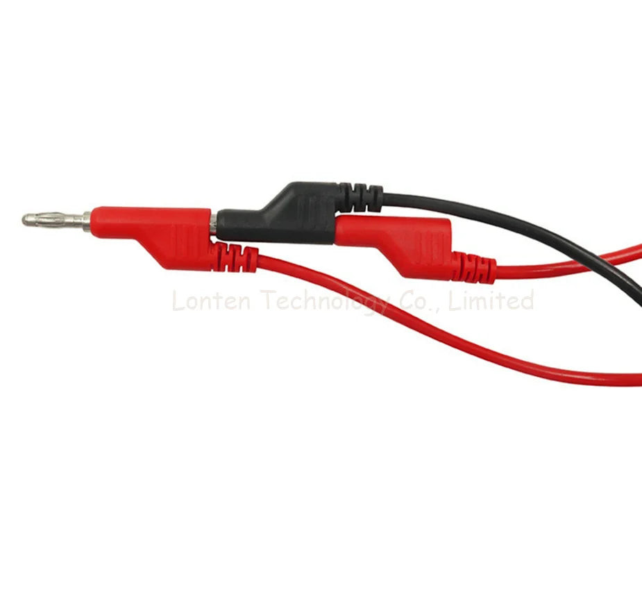 Custom Factory 1M 4mm Banana to Banana Plug Test Cable Lead Red Black Blue Green Yellow For Multimeter Tools Manufacturer