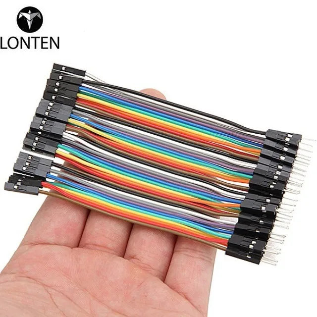Custom Lonten New Arrival 40Pcs 10cm Male To Female DuPont cable line Jumper Connector Breadboard for ard Manufacturer