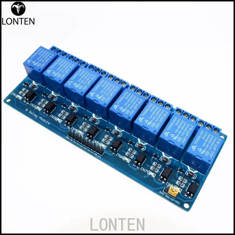 Custom Fast Shipping 8 channel 8-channel relay control panel PLC relay 5V module for aduino hot sale in stock.8 road 5V Relay Module Manufacturer