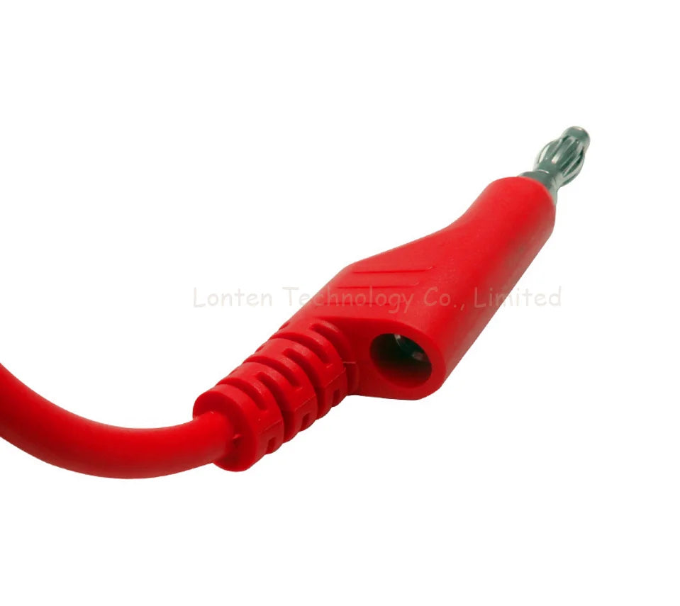 Custom Factory 1M 4mm Banana to Banana Plug Test Cable Lead Red Black Blue Green Yellow For Multimeter Tools Manufacturer