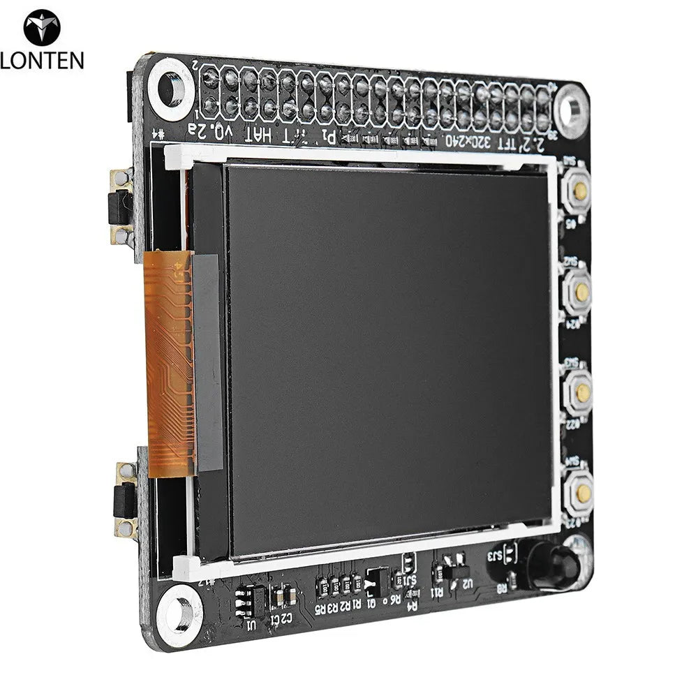 Custom Lonten NEW 2.2 inch 320x240 TFT Screen LCD Display Hat With Buttons IR Sensor For Raspberry Pi 3/2B/B+/A+ Manufacturer