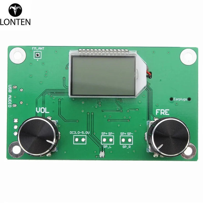 Custom Lonten Best Promotion DSP PLL Digital Stereo FM Radio Receiver Module 87-108MHz With Serial Control Frequency Range 50Hz-18KHz Manufacturer