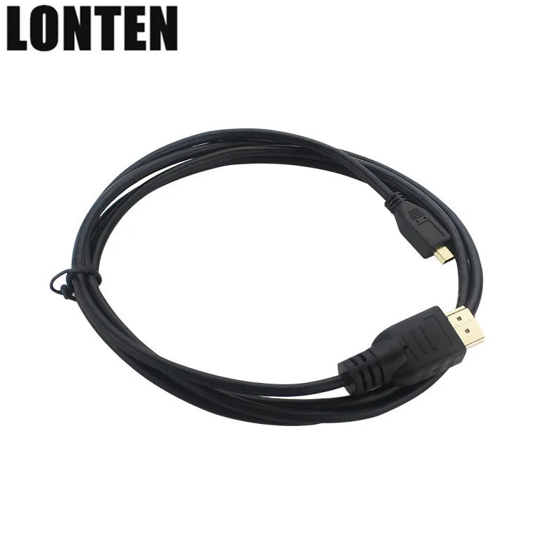 Custom Lonten New 1.5M Micro  to  Cable Adapter Male-Male  1080P Converter for Raspberry Pi 4 Model B / PS3 / XBOX / HDTV Manufacturer