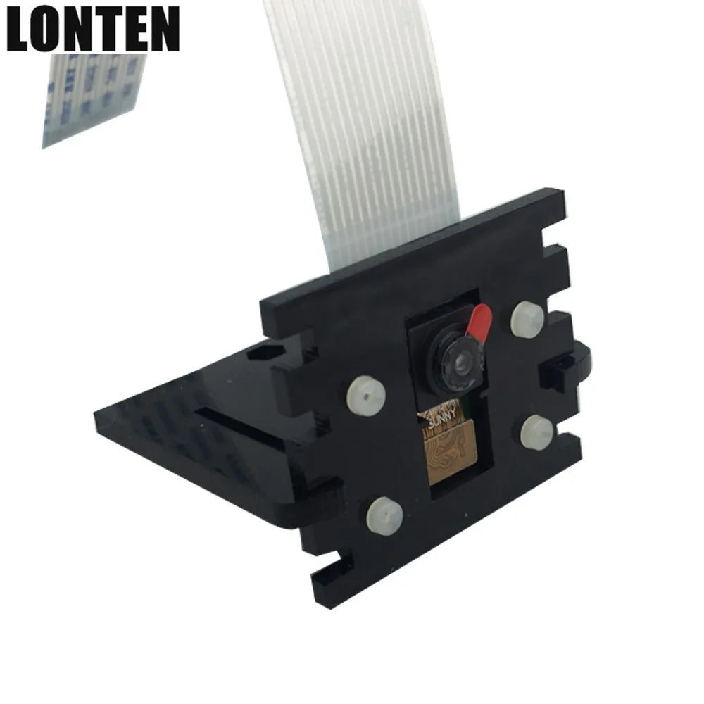 Custom Lonten Raspberry Pi Camera Mounting Bracket Adjustable Raspberry Pi 3 Camera Bracket Black Acrylic Mount for Raspberry Pi Zero W Manufacturer