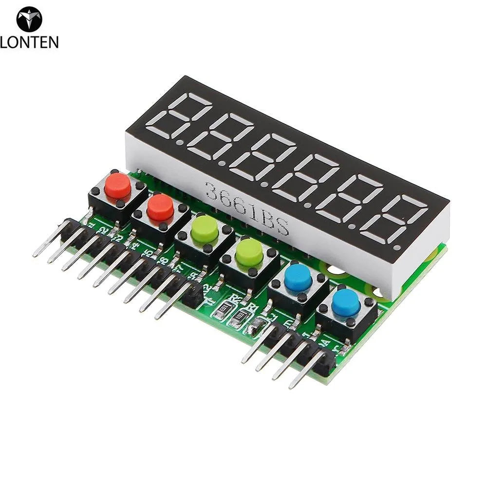 Custom custom NEW TM1637 6-Bits Tube LED Display Key Scan Module DC 3.3V To 5V Digital IIC Interface For ard Manufacturer