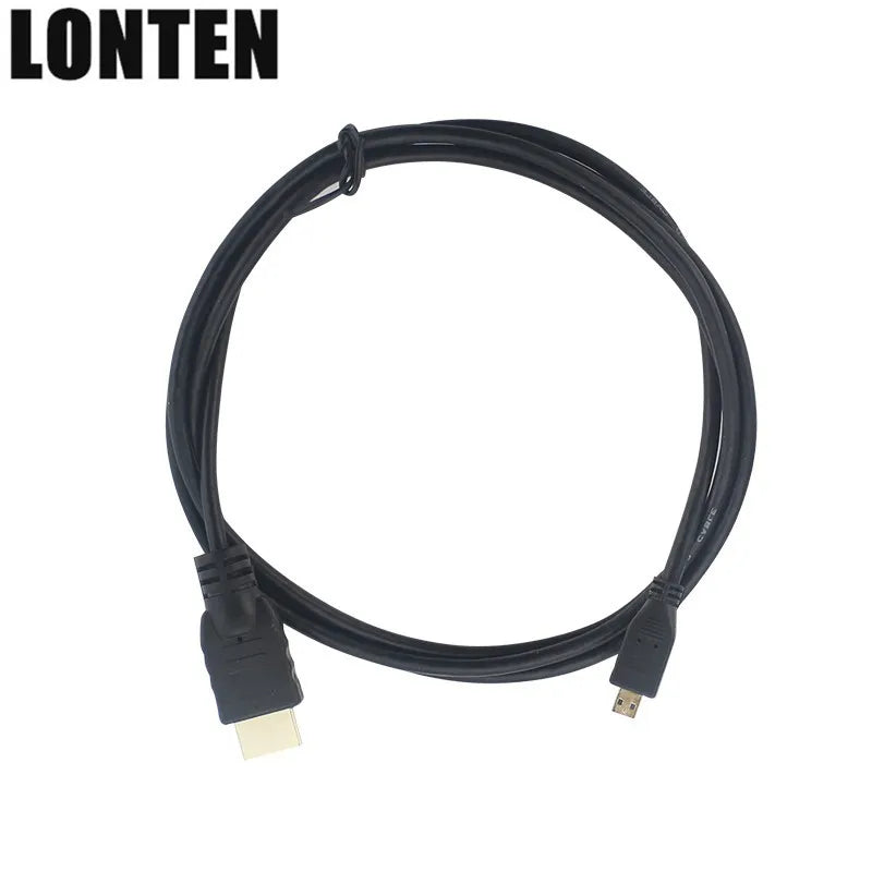 Custom Lonten New 1.5M Micro  to  Cable Adapter Male-Male  1080P Converter for Raspberry Pi 4 Model B / PS3 / XBOX / HDTV Manufacturer