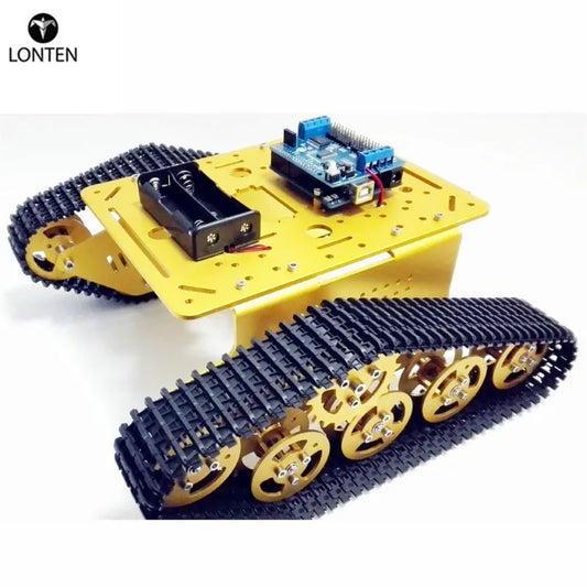 Custom OEM  T300 Tank Chassis Platform with ESP arduinos Control +Motor Drive Boarduinos Shield  for arduinos Manufacturer