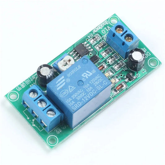 Custom 10pcs DC 12V Conduction NE555 Delay Timer Switch Adjustable Time Delay Relay Module AC 250V 10A DC 30V Connect Module Manufacturer