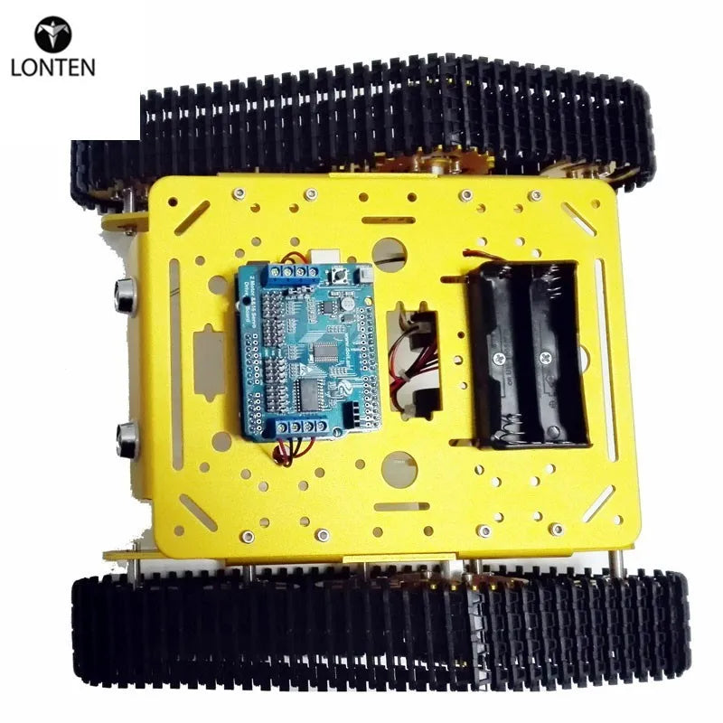 Custom OEM  T300 Tank Chassis Platform with ESP arduinos Control +Motor Drive Boarduinos Shield  for arduinos Manufacturer