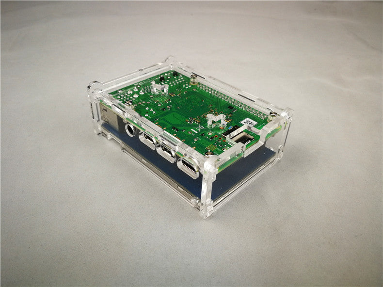 Raspberry Pi 4 full cover acrylic Case Box (can assemble 3.5 inch screen ) for Raspberry Pi LT-4B09i 4 customize