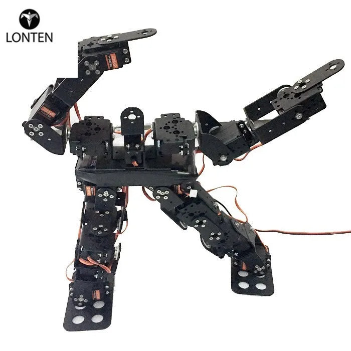 Custom Robot Arm Official  17 DOF Humanoid t Frame Servo Bracket for t Chassis +17PCS High torque Servo with Metal Gear Accory DIY Manufacturer