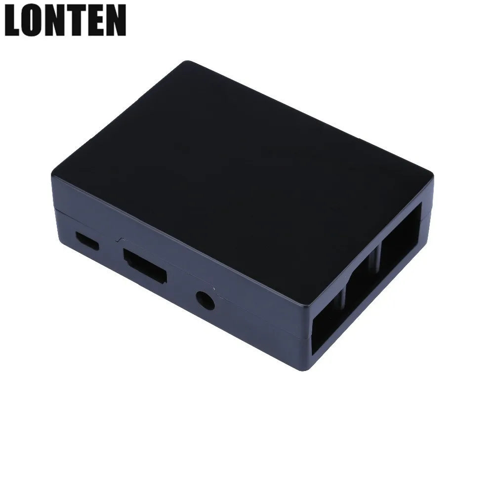 Custom Lonten Raspberry Pi 3 Model B+ Aluminum Black Silver Case RPI 3B Plus Metal Enclosure Silver Box Compatible with RPi 3 Model B Manufacturer