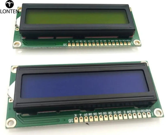 Custom Lonten 20PCS LCD1602 1602 module Blue Green screen 16x2 Character LCD Display Module HD44780 Controller blue black light Manufacturer