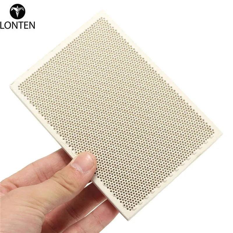 Custom Lonten 1PC Ceramic Soldering board ceramic honeycomb solder board heating  printing drying 135mm X 95mm X13mm EL Products Manufacturer