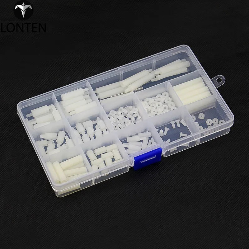 Custom Lonten Plastic Screws Kits 210 pcs/lot Raspberry Pi Screws and Nuts + Screwdriver + Storage Box Case for Raspberry Pi 3 for DIY Manufacturer