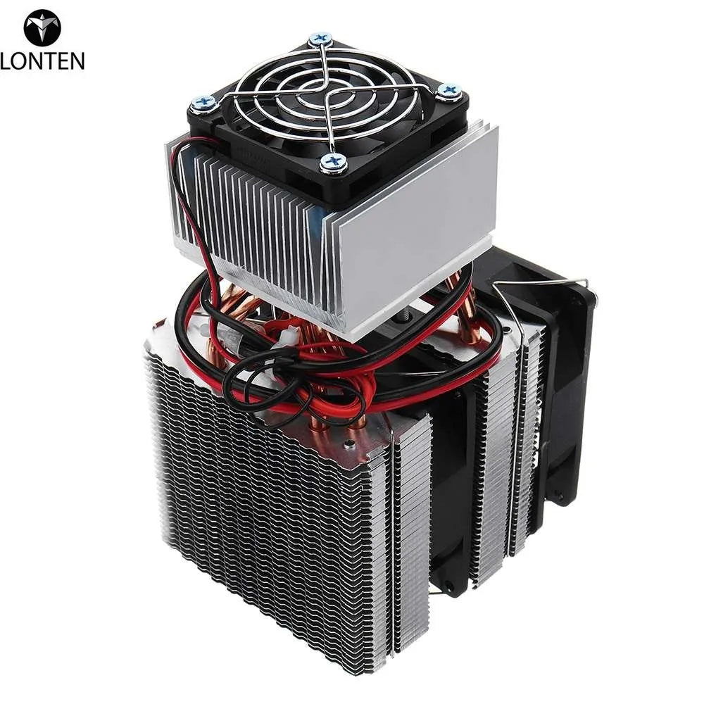 Custom  Lonten NEW DIY 12V Mini Electronic Single Cooling Equipment Small Refrigerator Cooling System Radiator Manufacturer