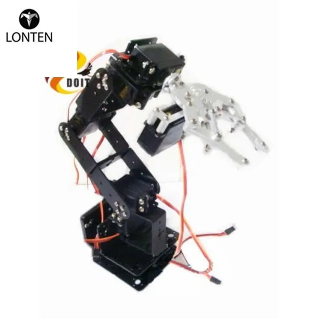 Custom Robot Arm  6DoF Robot Arm+ Mechanical Claw+Large Metal Base Full Metal Mechanical Manipulator/ Servo by ESPduino Kit Manufacturer