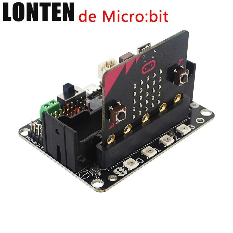 Custom Lonten Micro bit Extension Board Robotbit V2.0 Board for Programming Education support 18650 Battery Manufacturer