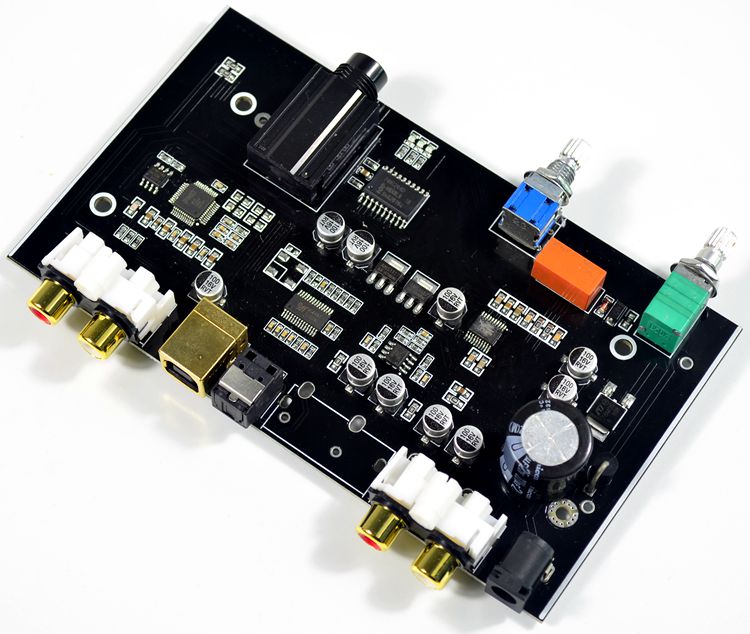 HIFI COLEGE audio USB DAC decoder board PCM5100 4558 with headphone AMPLIFIERS AMP customize