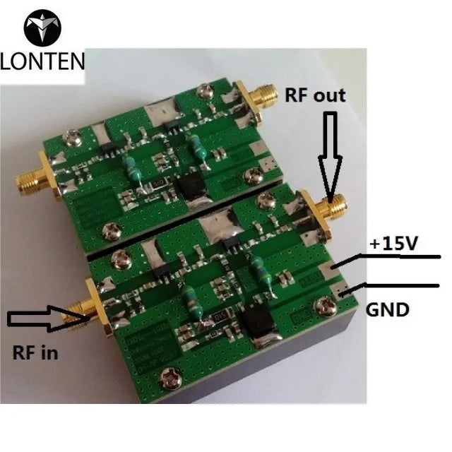 Custom Lonten New 1MHz-1000MHZ 35DB 3W HF VHF UHF FM Transmitter Finish Board RF Power Amplifier For Ham Radio Linear Power Integrated Manufacturer