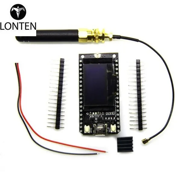 Custom Lonten 2Pcs TTGO LORA32 868/915Mhz ESP32 LoRa OLED 0.96 Inch  Blue Display Development Board Module Manufacturer