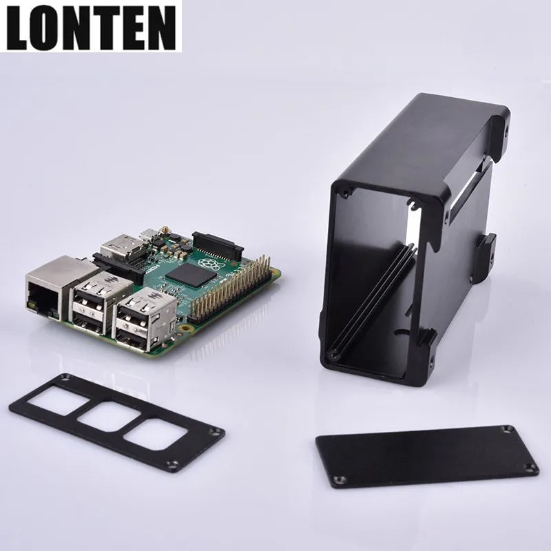 Custom Lonten Newest New Aluminum Case Housing Shell Enclosure For Raspberry PI 3 B+ 3B Manufacturer