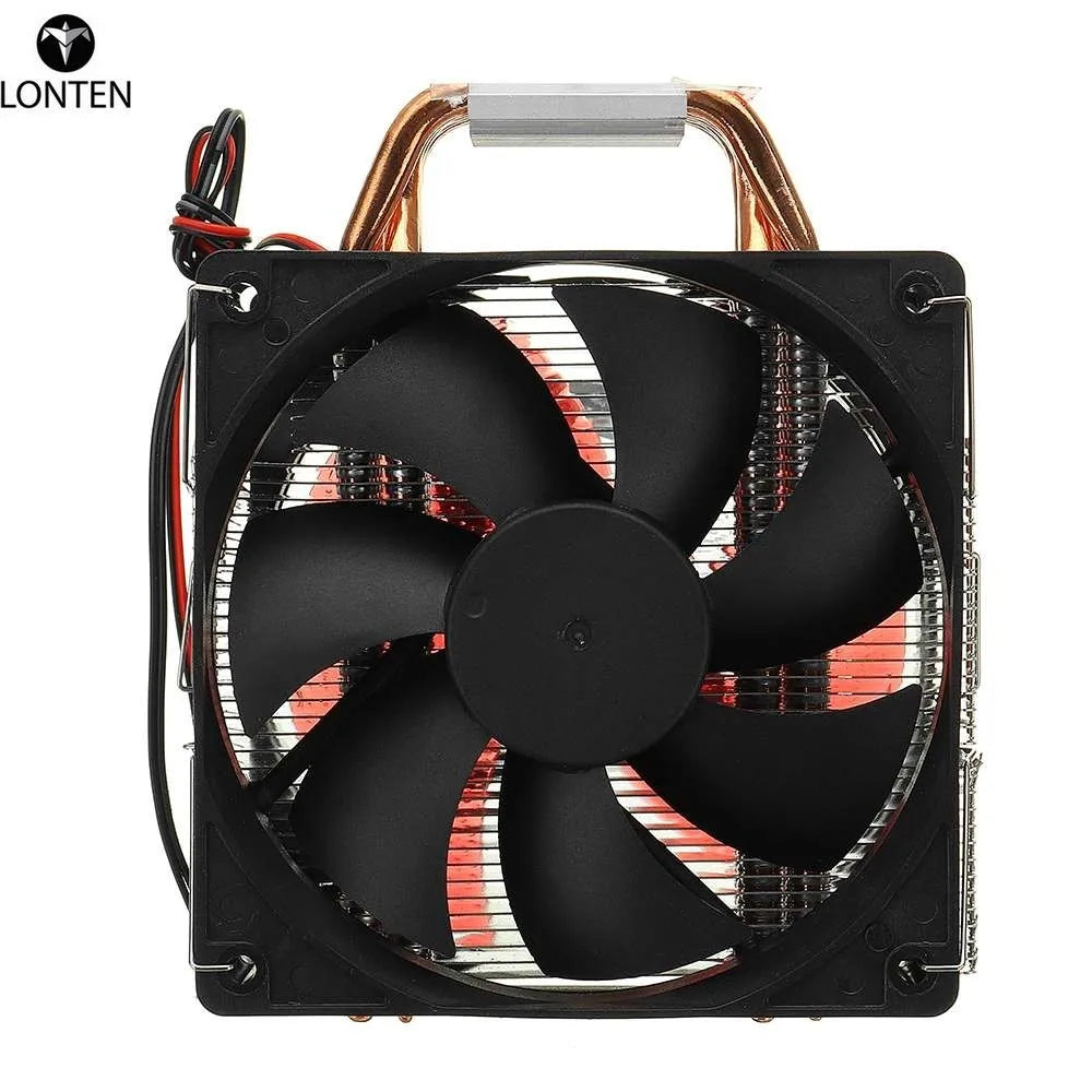 Custom Lonten NEW Dual-core Semiconductor Refrigeration DIY Small Air Conditioner With Power Supply Manufacturer