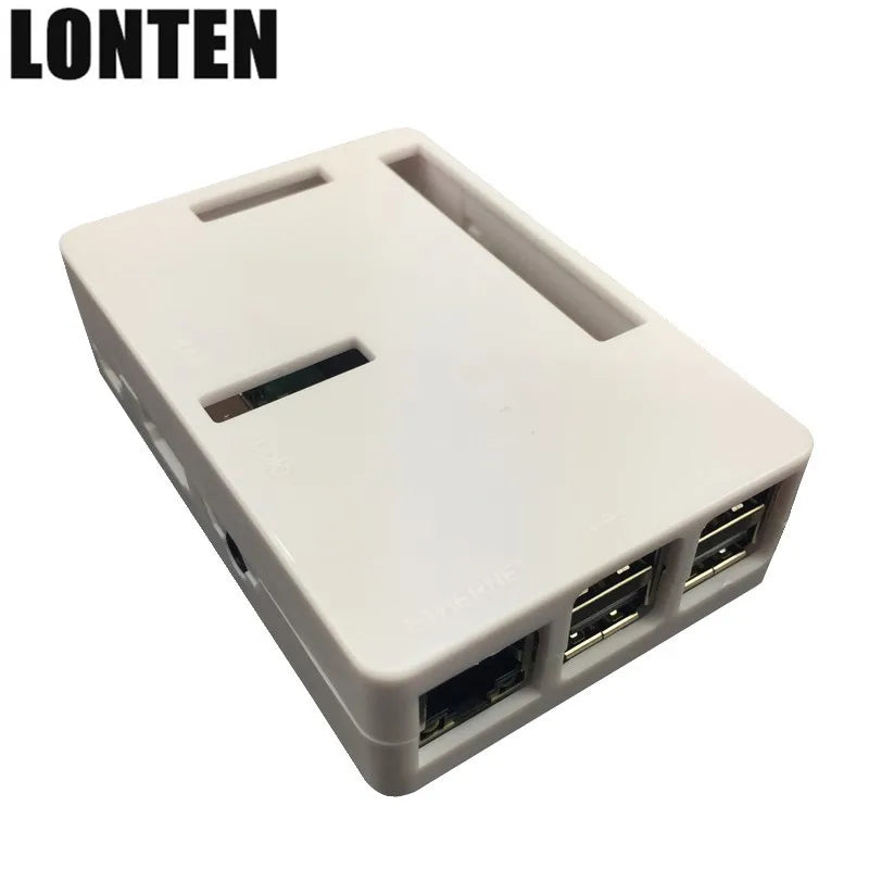 Custom Lonten Raspberry Pi 3 Model B+ ABS Case Black White Transparent ABS Enclosure Box Shell for Raspberry Pi 3/2 Manufacturer