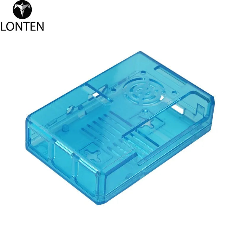 Custom Custom Lonten Raspberry Pi 3 Model B+ Plus ABS Case Black Transparent Blue Red ABS Plastic Box Closed Cover Shell for Raspberry Pi 3B/2 Manufacturer