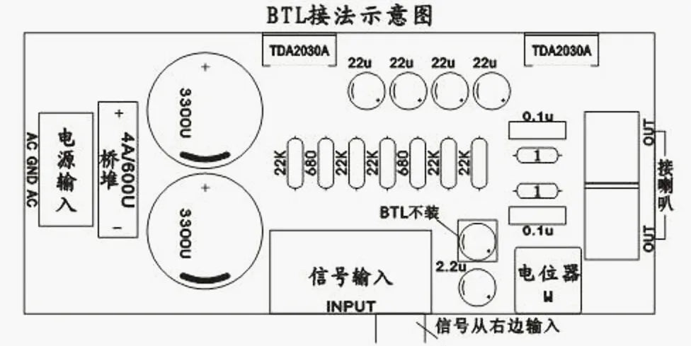 Custom 2.0 power amplifier board with excellent sound quality and noise free PCB empty board
