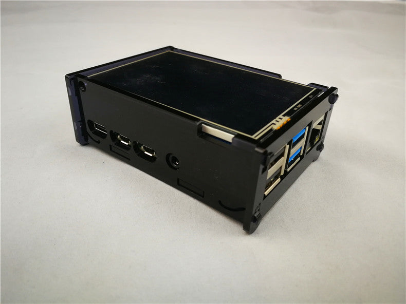 Raspberry Pi 4 full cover acrylic Case Box (can assemble 3.5 inch screen ) for Raspberry Pi LT-4B09i 4 customize