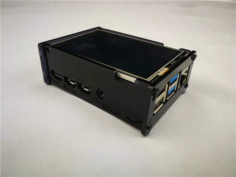 Custom In Stock !!!! Raspberry Pi 4 full cover  acrylic  Case Box  (can assemble 3.5 inch screen ) for  Raspberry Pi 4 case Manufacturer