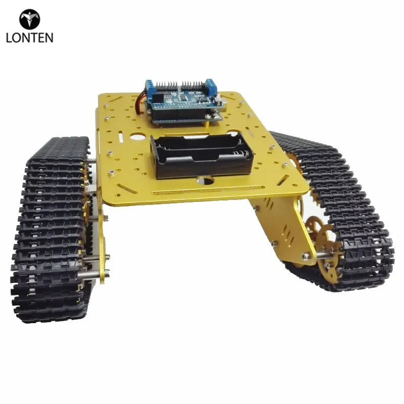 Custom OEM  T300 Tank Chassis Platform with ESP arduinos Control +Motor Drive Boarduinos Shield  for arduinos Manufacturer