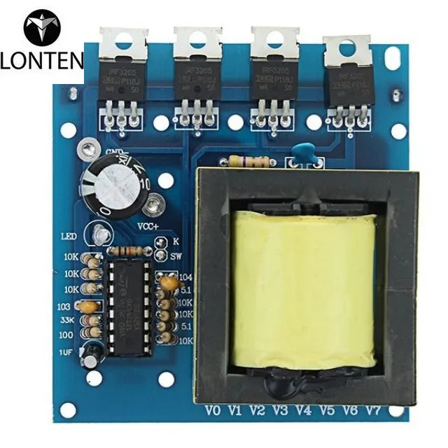 Custom Lonten 1pc New 500W Inverter Boost Board Transformer Car Converter Module Converter High Energ Power DC 12V /24v to AC 220V 380V Manufacturer