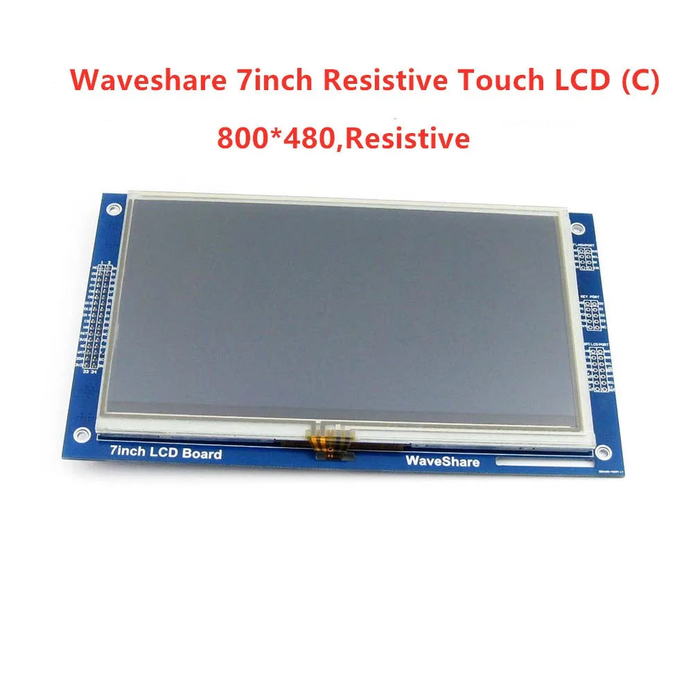 Custom Lonten 7inch Resistive Touch LCD (C) Display Module 800*480 Pixel Multicolor Screen RA8875 Controller Embedded 10KB Character RO Manufacturer