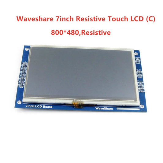 Custom Lonten 7inch Resistive Touch LCD (C) Display Module 800*480 Pixel Multicolor Screen RA8875 Controller Embedded 10KB Character RO Manufacturer